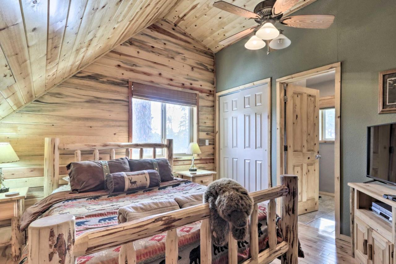 Cozy Heber-Overgaard Cabin With Fire Pit, Game Room! Luaran gambar