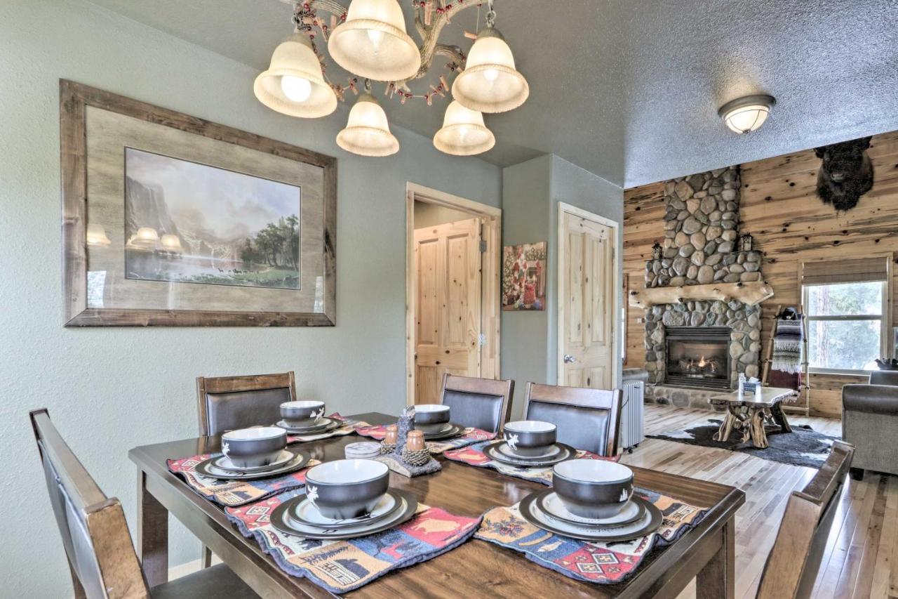 Cozy Heber-Overgaard Cabin With Fire Pit, Game Room! Luaran gambar